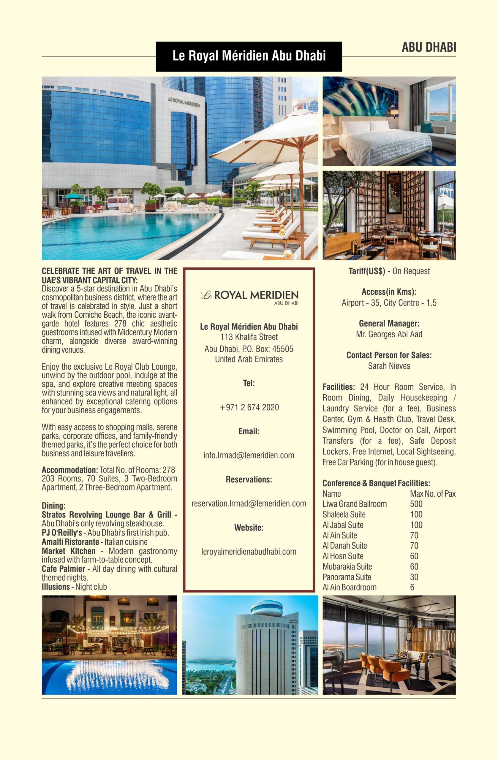 Le Royal Meridien Abu Dhabi