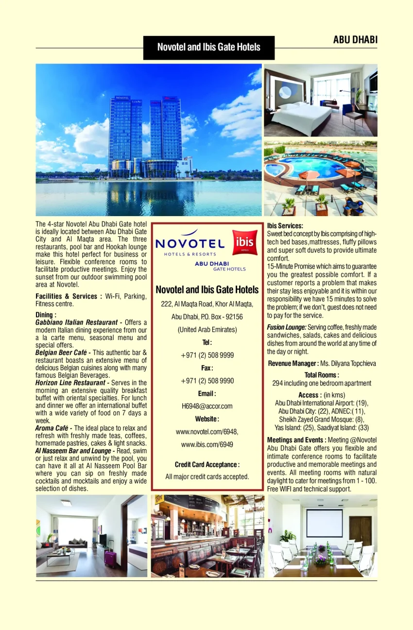 Novotel and Ibis Gate Hotels