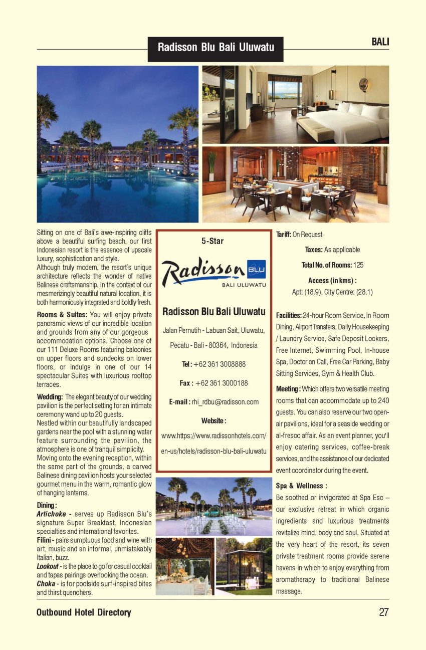 Radisson Blu Bali Uluwatu